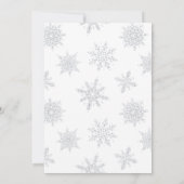 Festliches Weihnachts-Cocktail-Party Einladung (Rückseite)