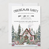 Festliches Weihnachts-Party Einladung (Vorderseite)