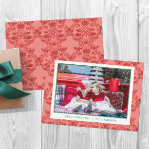 Festliches Weihnachtsanbau Ananas Ornaments Foto Feiertagskarte