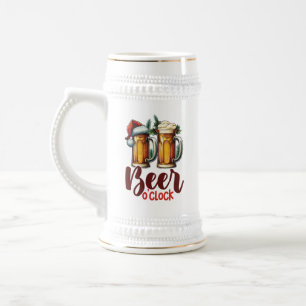 Festliches Weihnachtsbier zur Wortart Bierglas