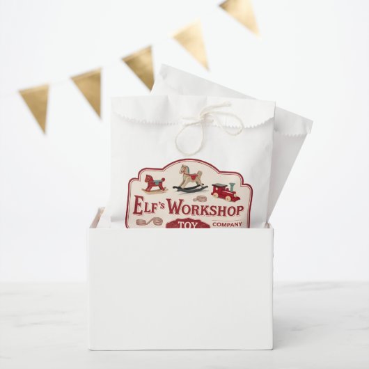 Festliches Weihnachtself-Party Geschenktütchen (Party)
