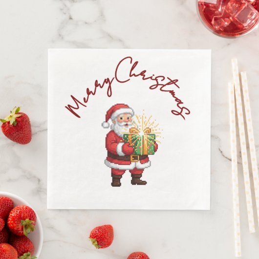 Festliches Weihnachtsessen Napkin | Holiday Tablew Serviette (Beispiel)