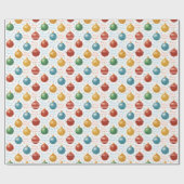 Festliches Weihnachtsfest Custom Geschenkpapier (Flach)