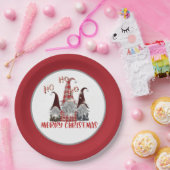 Festliches Weihnachtsfest Gnomes Party Pappteller (Party)