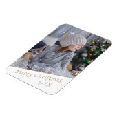 Festliches Weihnachtsfest Keepake Foto Magnet (Linke Seite)