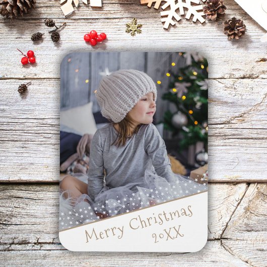 Festliches Weihnachtsfest Keepake Foto Magnet