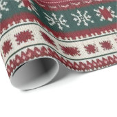 Festliches Weihnachtsgebäck hässliches Party Geschenkpapier (Rolleneckpunkt)