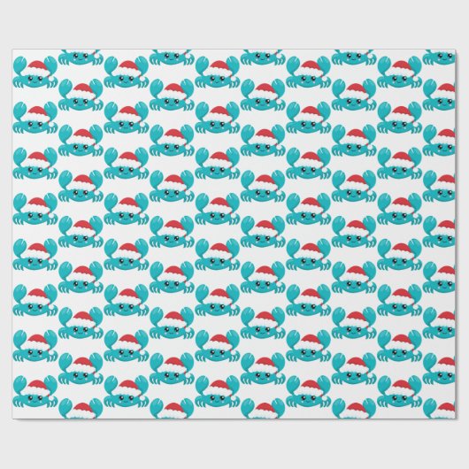 Festliches Weihnachtsgebäck mit gekacheltem Party Geschenkpapier (Flach)