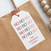 Festliches Weihnachtsgeschenk-Tag Geschenkanhänger