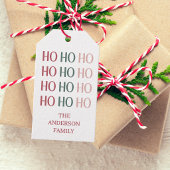 Festliches Weihnachtsgeschenk-Tag Geschenkanhänger