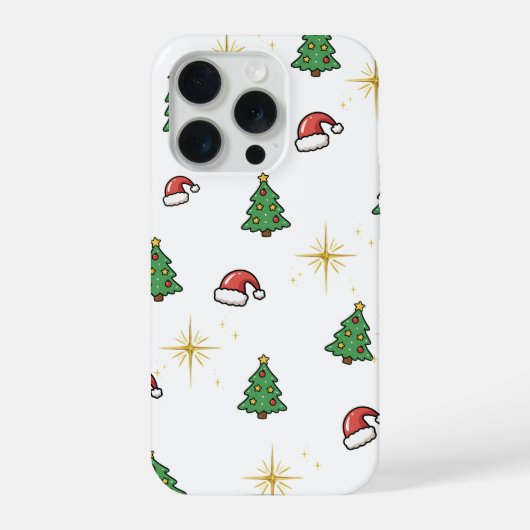 Festliches Weihnachtshandy Case iPhone Hülle (Rückseite)