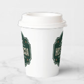 Festliches Weihnachtskakao-Party Pappbecher (Rechts)