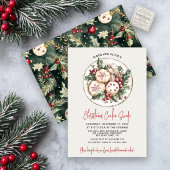 Festliches Weihnachtskochtausch Party Einladung