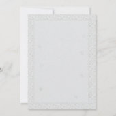 Festliches Weihnachtsmenü Einladung (Rückseite)