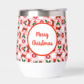 Festliches Weihnachtsmuster (Links)