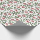 Festliches Weihnachtsmuster Geschenkpapier (Ecke)