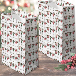 Festliches Weihnachtsmuster Kleine Geschenktüte