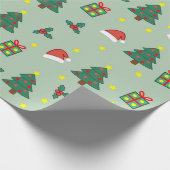 Festliches Weihnachtspapier Geschenkpapier (Ecke)