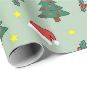 Festliches Weihnachtspapier Geschenkpapier (Rolleneckpunkt)