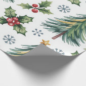 Festliches Weihnachtspapier Geschenkpapier (Ecke)
