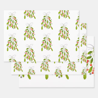 Festliches Weihnachtspapier! Geschenkpapier Set