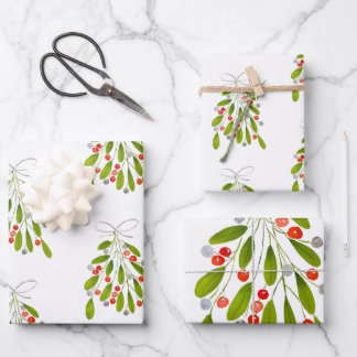 Festliches Weihnachtspapier! Geschenkpapier Set