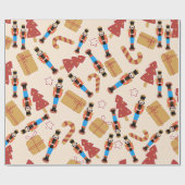 Festliches Whimsy Elegance Weihnachtswrapping Papi Geschenkpapier (Flach)