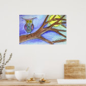 Festmachen am Mond Poster (Küche)