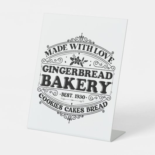 Festmastgingerbäckerei Sockelschild (Vorderseite)