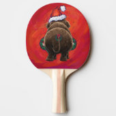 Festmastodon auf Rot Tischtennis Schläger (Rückseite)