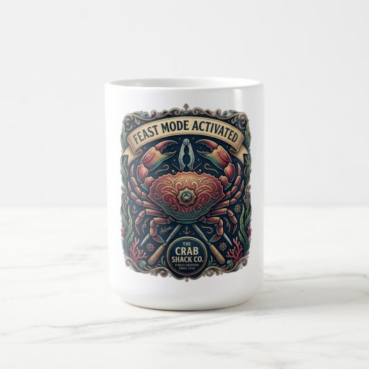 Festmodus Aktiviert Langarm Kaffeetasse (Mittel)