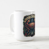 Festmodus Aktiviert Langarm Kaffeetasse (Vorderseite Links)