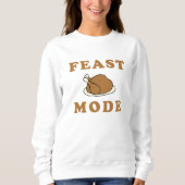 Festmodus Erntedank Dinner Party Sweetshirt Sweatshirt (Vorderseite)