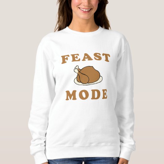Festmodus Erntedank Dinner Party Sweetshirt Sweatshirt (Vorderseite)