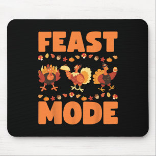 Festmodus Türkei Tag Erntedank Weihnachtsfamilie Mousepad