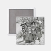 Festnehmen einer Hexe Magnet (Vorderseite/Rückseite)