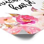 Festplatte, Büroausstattung, Bürodekoration Poster (Ecke)