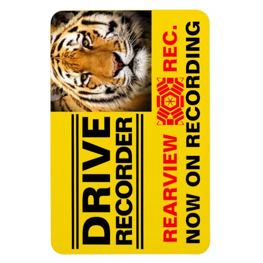 FESTPLATTE (Tiger) Magnet (Vertikal)