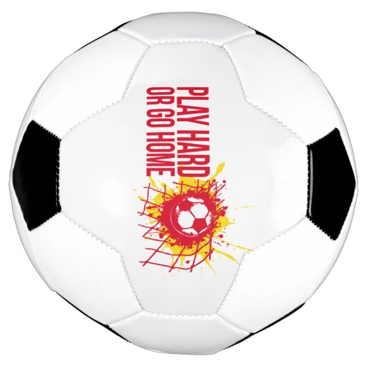 Festplatte wiedergeben oder Zuhause-roten Text ver Fußball (Gedreht)