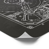 Festplattenlaufwerk 1994 - Patentkhalkboard Poster (Ecke)