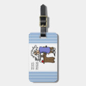 Festplattenlaufwerk-Unterstützung humorvoll Gepäckanhänger (Vorderseite vertikal)