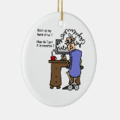 Festplattenlaufwerk-Unterstützung humorvoll Keramikornament (Rechts)