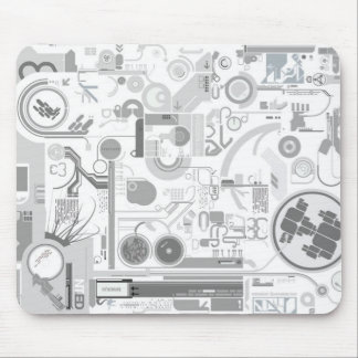 Festplattenlaufwerkvektorexperiment techno mousepad