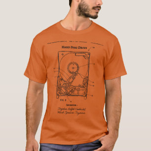 Festplattenpatenttechnologie 2011 - HDD-Blueprint T-Shirt