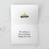 Festsaison Feiertagskarte (Innenseite)