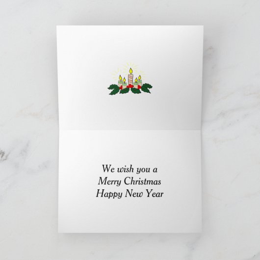 Festsaison Feiertagskarte (Innenseite)