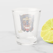 Festsmaske Bali 2 Schnapsglas (Rückseite)
