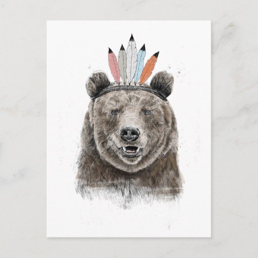 Festspielbär Postkarte (Vorderseite)