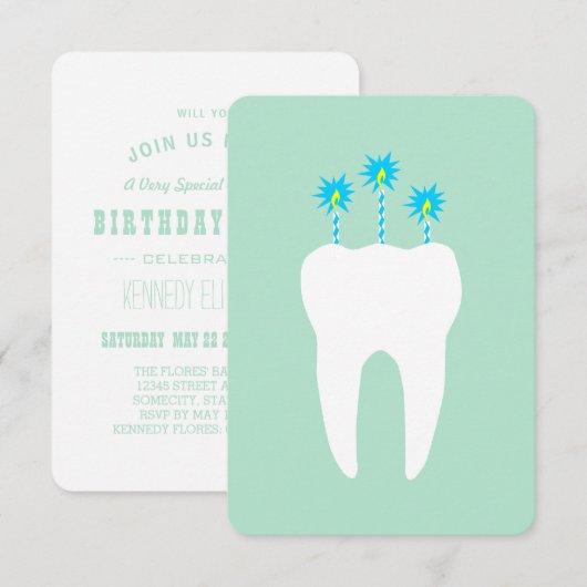 Festspielstand mit Kerzen Einladung (Vorne/Hinten)