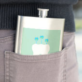 Festspielstand mit Kerzen Flachmann (Beispiel)